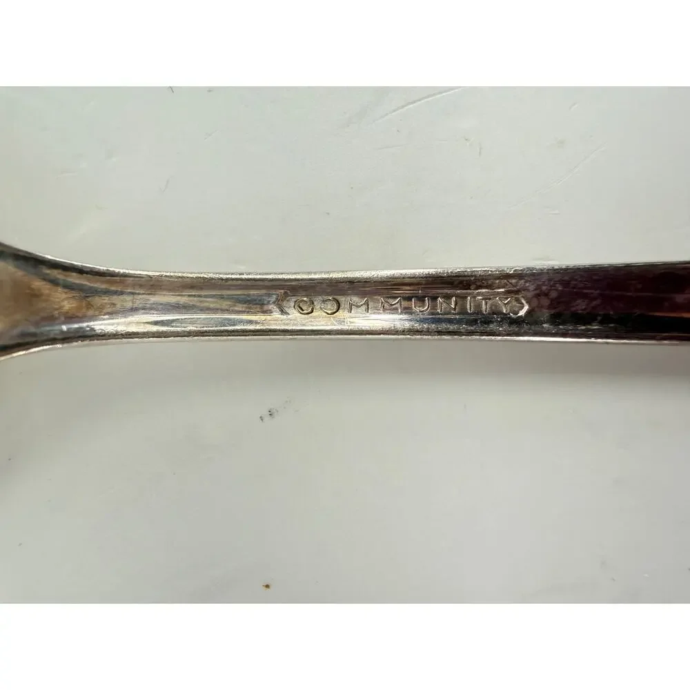 Oneida Community Evening Star Silverplate Teaspoons Tablespoons 1950 Mixed Lot 4